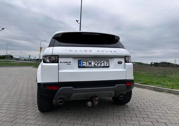 Land Rover Range Rover Evoque cena 71900 przebieg: 179249, rok produkcji 2012 z Boguszów-Gorce małe 137